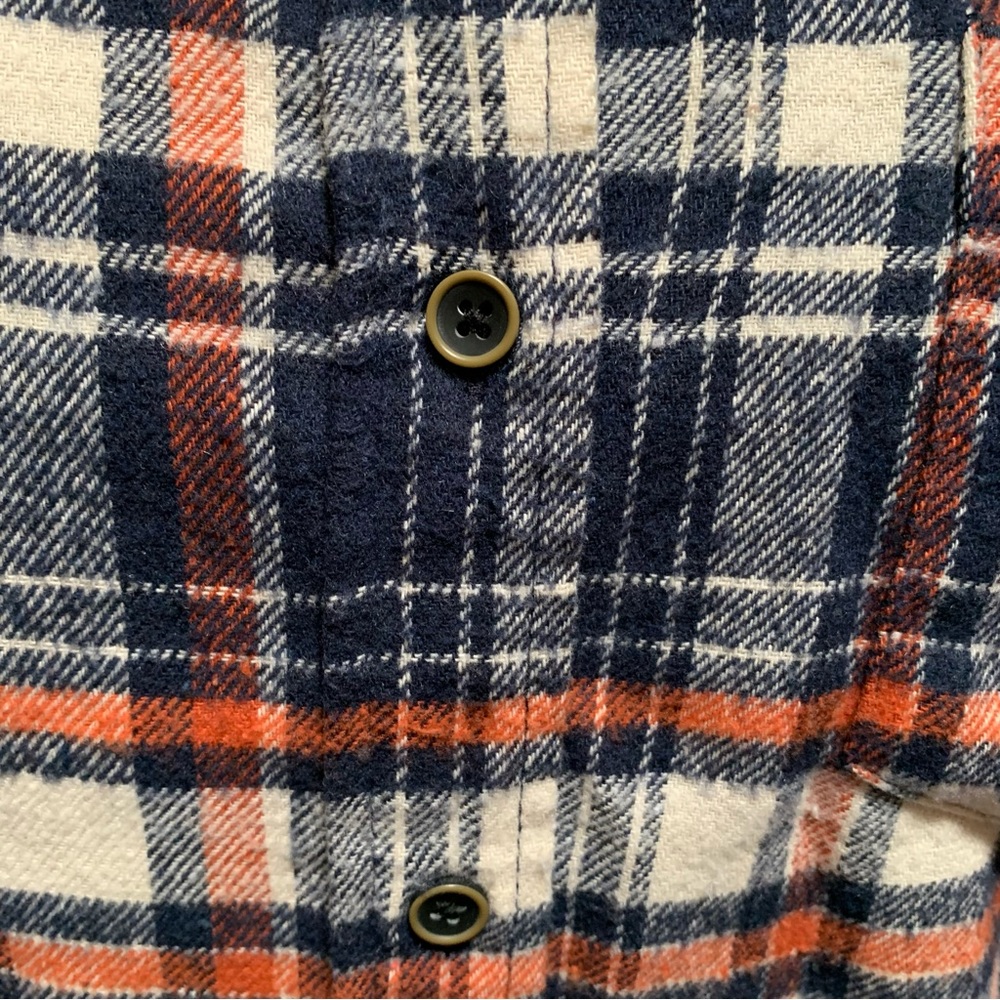 JACHS MFG CO. Flannel Plaid Shirt Long Sleeve Size Large - Picture 7 of 12